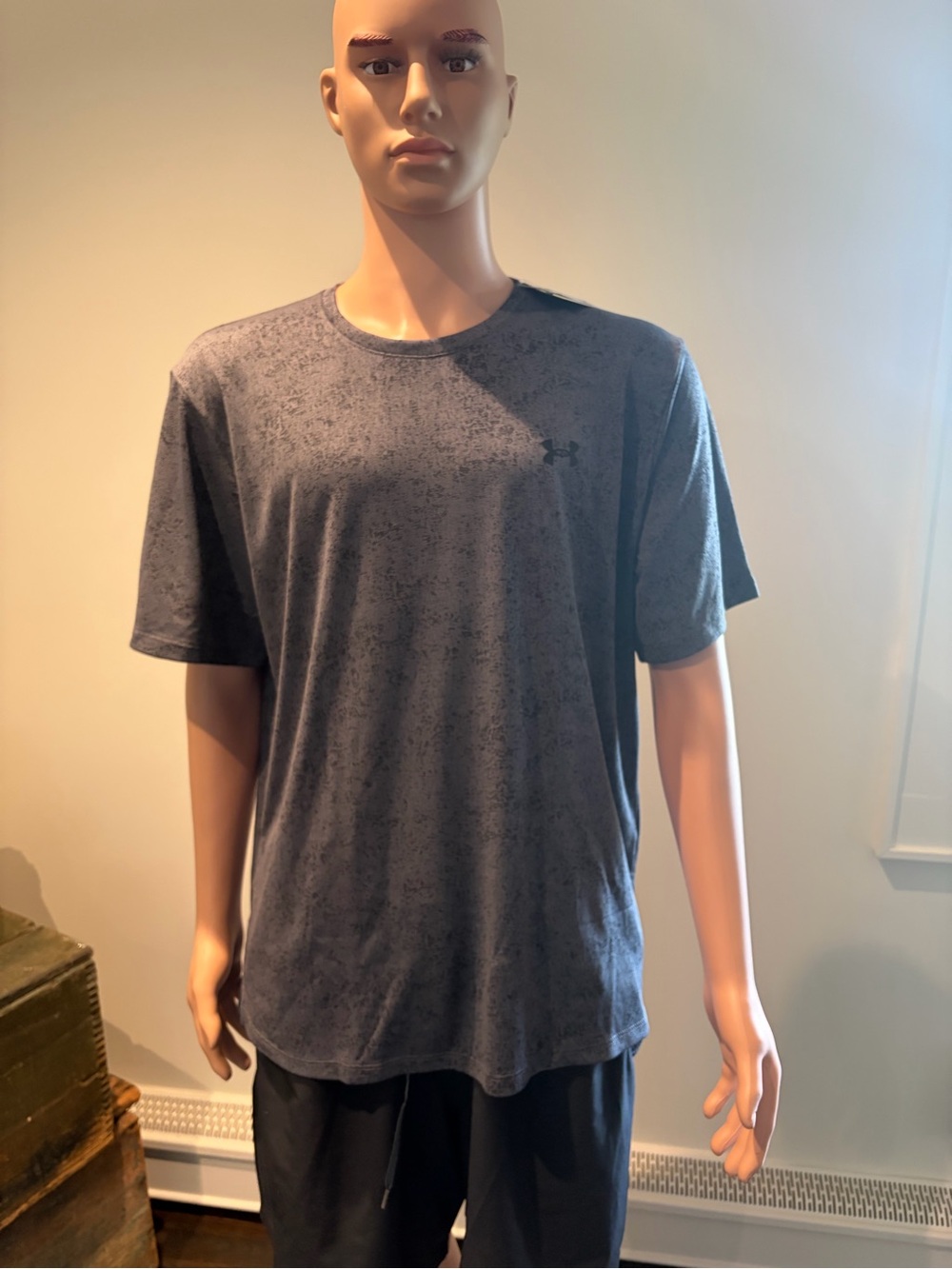 Under Armour Men’s Short Sleeve Performance Tee — Dark Blue Heather